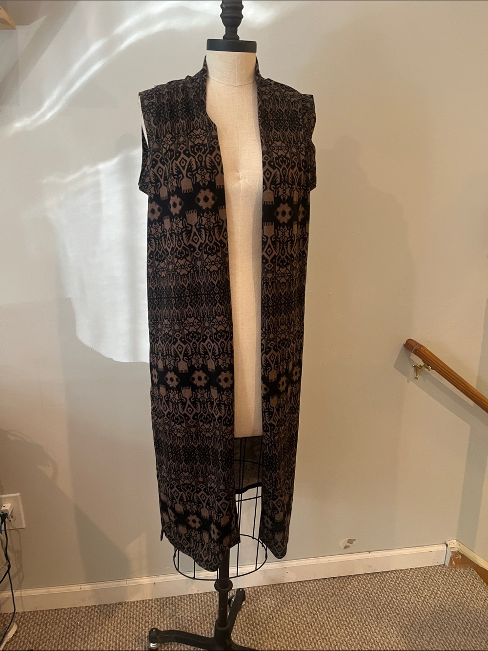 Claudia Richard vest open layer M 🤎 🖤
